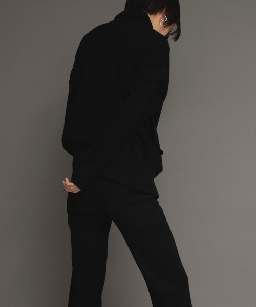 ANT（アント）の「ショルダーデザインニット【ANT】（ニット/セーター・レディース・ホワイト/ブラック/グリーン・FREE）」の16枚目の写真