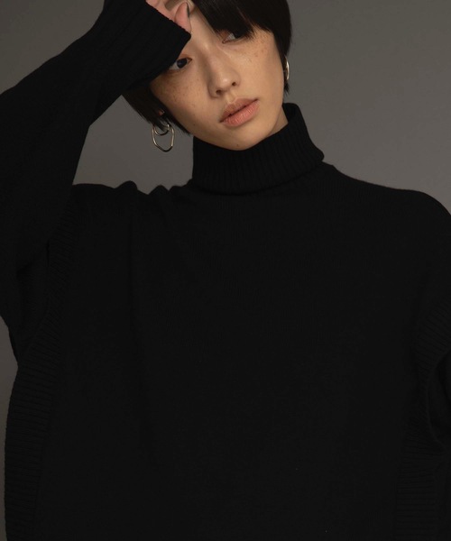 ANT（アント）の「ショルダーデザインニット【ANT】（ニット/セーター・レディース・ホワイト/ブラック/グリーン・FREE）」の17枚目の写真