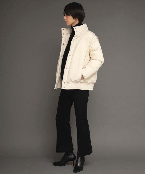 ANT（アント）の「ショルダーデザインニット【ANT】（ニット/セーター・レディース・ホワイト/ブラック/グリーン・FREE）」の13枚目の写真