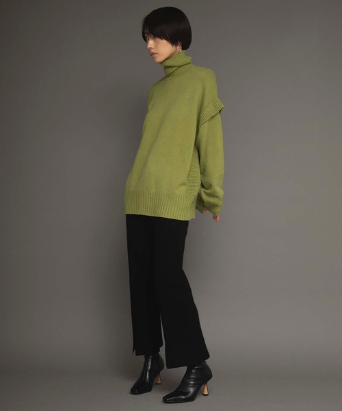 ANT（アント）の「ショルダーデザインニット【ANT】（ニット/セーター・レディース・ホワイト/ブラック/グリーン・FREE）」の21枚目の写真