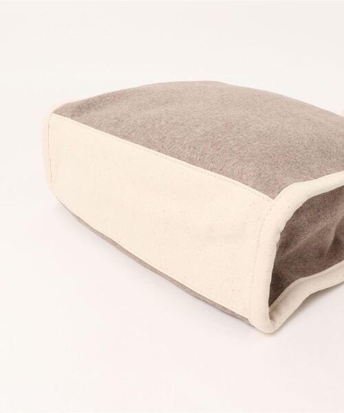 Samansa Mos2(サマンサ モスモス)の「パイピングトートバッグ(トートバッグ・レディース・モカ/キャメル・フリ-)」の5枚目の写真