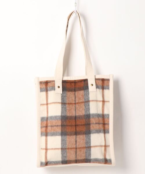 Samansa Mos2(サマンサ モスモス)の「パイピングトートバッグ(トートバッグ・レディース・モカ/キャメル・フリ-)」の8枚目の写真