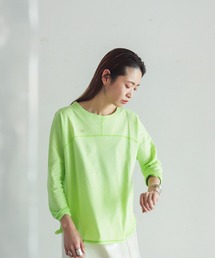 FIL DE FER | ネオンカラー天竺　ラウンドネックカットソー(Tシャツ/カットソー)