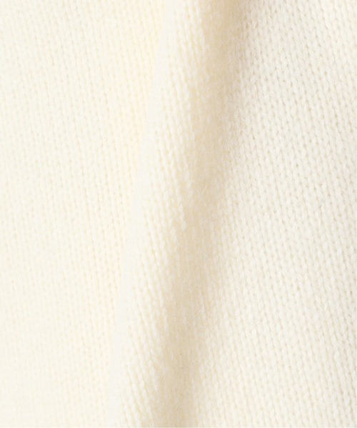 JOURNAL STANDARD J.S HOMESTEAD（ジャーナルスタンダードホームステッド）の「【j.s.homestead】ブリティッシュ ウール ガンジー ニットベスト（ベスト・メンズ・ブラック/アイボリー・FREE）」の9枚目の写真