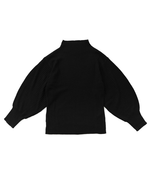 Fashion Letter(ファッションレター)の「ぽわん袖ハイネックリブニットトップス(ニット/セーター・レディース・オフホワイト/ブラック/ベージュ・4L~5L/LL~3L/M~L)」の22枚目の写真