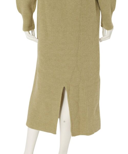 Ungrid(アングリッド)の「ハイネックジップニットワンピース(ワンピース・レディース・ブラック/ミント/ベージュ・FREE)」の19枚目の写真