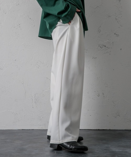 Adoon plain（アドーンプレーン）の「【Adoon plain】4タックパンツ（その他パンツ・メンズ・オフホワイト/オレンジ/ブラック・SMALL/MEDIUM/LARGE）」の7枚目の写真