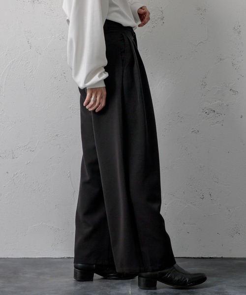 Adoon plain（アドーンプレーン）の「【Adoon plain】4タックパンツ（その他パンツ・メンズ・オフホワイト/オレンジ/ブラック・SMALL/MEDIUM/LARGE）」の8枚目の写真