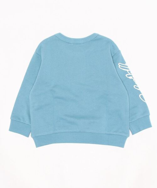 BABYDOLL（ベビードール）の「プチプラトレーナー 6067K（スウェット・キッズ・ブラック×ホワイト/ライトグリーン/モスグリーン/カーキ/ホワイト/ブルー系その他2/ピンク/グリーン系その他3/オフホワイト/チャコールグレー/ターコイズブルー/チェリーピンク・100cm/110cm/120cm/130cm/140cm/90cm）」の15枚目の写真