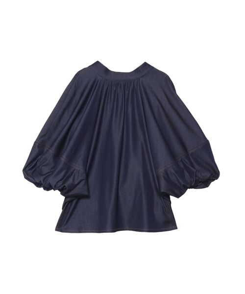 LAGUNAMOON（ラグナムーン）の「デニムライクボリュームブラウス（シャツ/ブラウス・レディース・ホワイト/ブラック/インディゴブルー・FREE）」の20枚目の写真