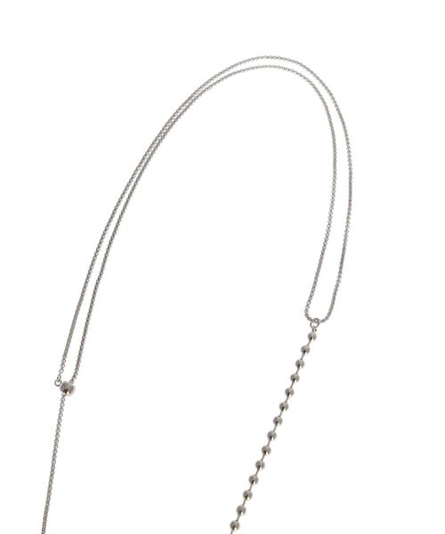 jouetie（ジュエティ）の「ボールチェーンスライダーネックレス（ネックレス・レディース・シルバー/ゴールド・FREE）」の5枚目の写真