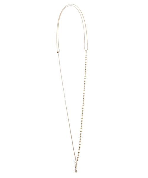 jouetie（ジュエティ）の「ボールチェーンスライダーネックレス（ネックレス・レディース・シルバー/ゴールド・FREE）」の12枚目の写真