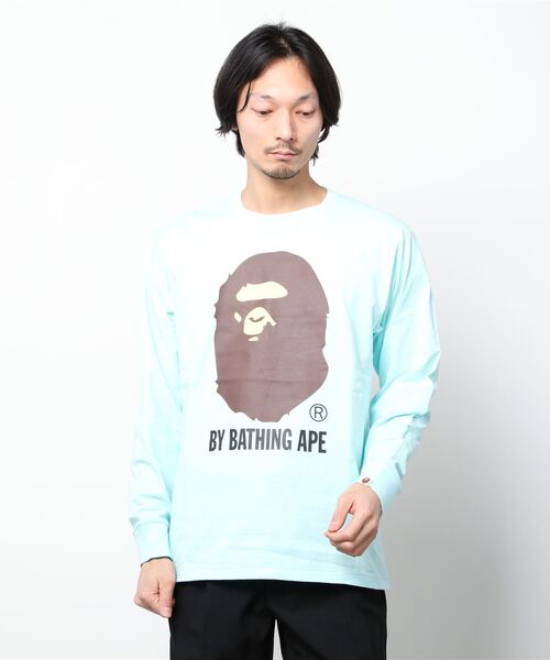 アベイシングエイプ ロンＴ A BATHING APE アベイシングエイプ 長袖Tシャツ ラインストーン