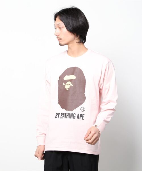 アベイシングエイプ 長袖Tシャツ シャーク Lサイズ 白 ロンT A BATHING APE - APE ロンティーの通販 by 趣味's shop｜ア