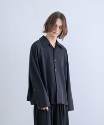 ln fortis | ln fortis - クールアップオープンカラーシャツ(シャツ/ブラウス)