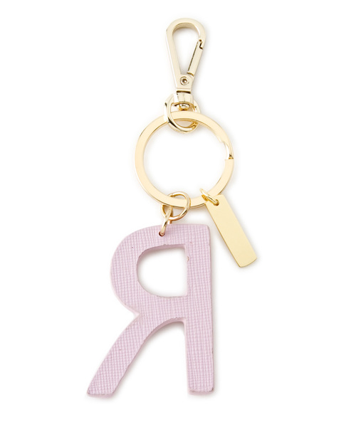 bombay duck（ボンベイダック）の「1st Anniversary レザーイニシャルキーリング R（キーホルダー・レディース・パープル系・F）」の2枚目の写真