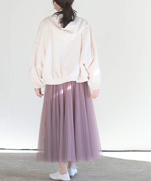 rps（アールピーエス）の「フード付きショートマウンテンパーカー（マウンテンパーカー・レディース・ブラック/アイボリー/ライトカーキ/グレイッシュベージュ・M）」の7枚目の写真