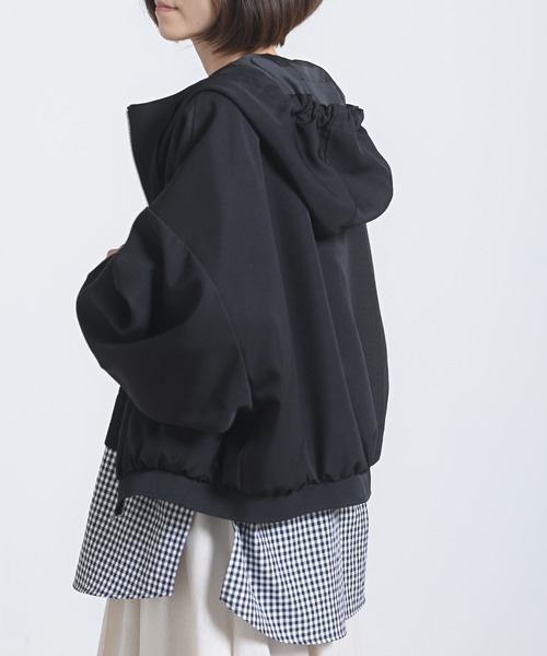 rps（アールピーエス）の「フード付きショートマウンテンパーカー（マウンテンパーカー・レディース・ブラック/アイボリー/ライトカーキ/グレイッシュベージュ・M）」の17枚目の写真