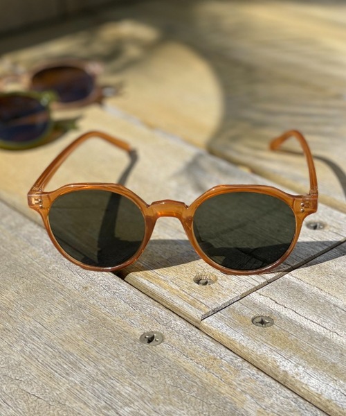 CIAOPANIC（チャオパニック）の「ラウンドサングラス（サングラス・レディース・カーキ/キャメル/ピンク・FREE）」の2枚目の写真