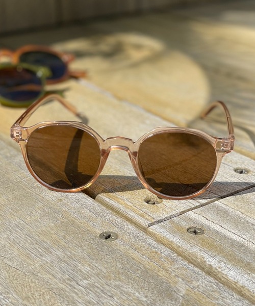 CIAOPANIC（チャオパニック）の「ラウンドサングラス（サングラス・レディース・カーキ/キャメル/ピンク・FREE）」の3枚目の写真