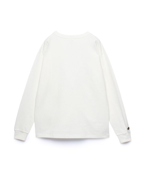FRUIT OF THE LOOM(フルーツオブザルーム)の「FTLロングスリーブTシャツ / ロンT / ユニセックス ジェンダーレス / ヘビーユーズ(Tシャツ/カットソー・メンズ・ホワイト/ブラック・L/M/XL)」の3枚目の写真
