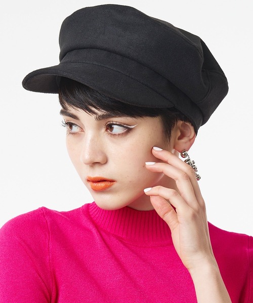 Narcissus（ナルシス）の「【Narcissus】シンプルキャスケット（キャスケット・レディース・ブラック・FREE）」の9枚目の写真