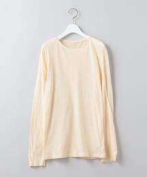 6 | ＜6(ROKU)＞COTTON SILK CREW NECK LONG SLEEVE TOP/カットソー(Tシャツ/カットソー)