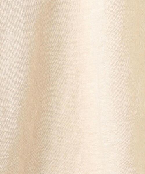 6（ロク）の「＜6(ROKU)＞COTTON SILK CREW NECK LONG SLEEVE TOP/カットソー（Tシャツ/カットソー・レディース・ブラック/シャーベット・FREE）」の10枚目の写真