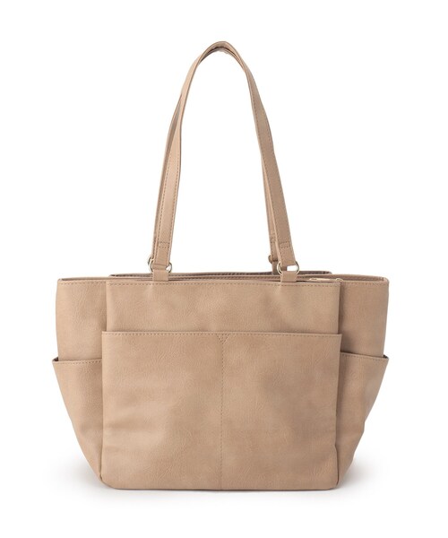 SHOO・LA・RUE(シューラルー)の「◆10ポケットフェイクレザートート(トートバッグ・レディース・ブラック/サンドベージュ/キャメル/ネイビー系5・00)」の13枚目の写真