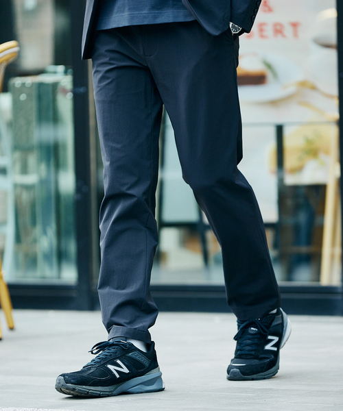 JOURNAL STANDARD(ジャーナルスタンダード)の「ナイロン 4WAY テーパード パンツ(スラックス・メンズ・ブラック/ネイビー・LARGE/SMALL/MEDIUM)」の6枚目の写真