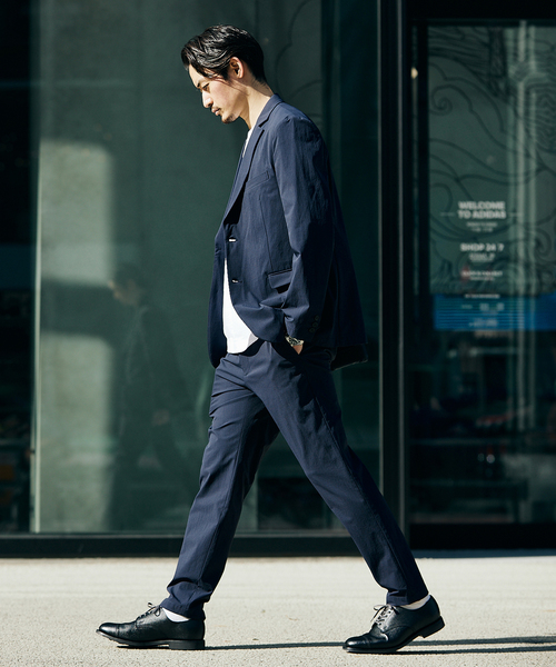 JOURNAL STANDARD(ジャーナルスタンダード)の「ナイロン 4WAY テーパード パンツ(スラックス・メンズ・ブラック/ネイビー・LARGE/SMALL/MEDIUM)」の14枚目の写真