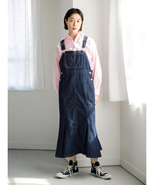 koe（コエ）の「マーメイドジャンスカ＊（つなぎ/オールインワン・レディース・インディゴブルー/ブルー・M）」の17枚目の写真