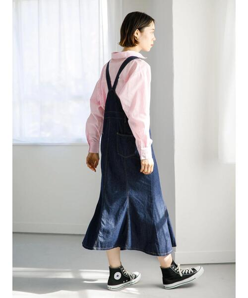 koe（コエ）の「マーメイドジャンスカ＊（つなぎ/オールインワン・レディース・インディゴブルー/ブルー・M）」の19枚目の写真