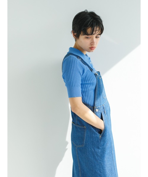 koe（コエ）の「マーメイドジャンスカ＊（つなぎ/オールインワン・レディース・インディゴブルー/ブルー・M）」の9枚目の写真