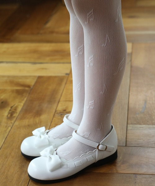 Catherine Cottage（キャサリンコテージ）の「日本製タイツ（タイツ/ストッキング・キッズ・ホワイト系1/ホワイト系2/ホワイト系3/ブラック系1/ブラック系2/ブラック系3/ブラック系4/ブラック系5/ホワイト系5・110/120/130/140）」の12枚目の写真