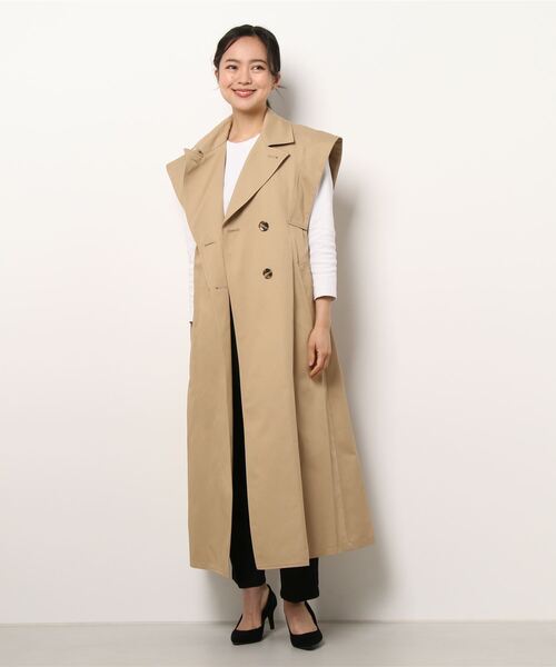 【pocoコラボ】トレンチロングジレ