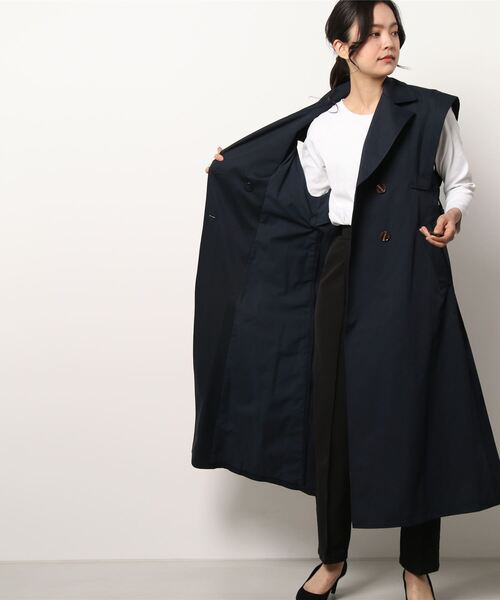 【pocoコラボ】トレンチロングジレ