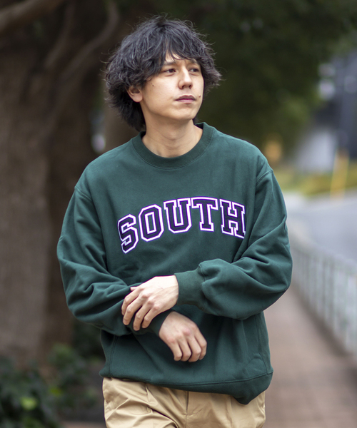 B.C STOCK（ベーセーストック）の「U.S.HEAVYCOTTONカレッジスウェット（スウェット・メンズ・ホワイト/ネイビー/グリーン・SMALL/MEDIUM/LARGE）」の9枚目の写真