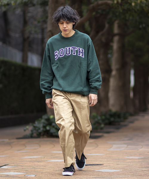 B.C STOCK（ベーセーストック）の「U.S.HEAVYCOTTONカレッジスウェット（スウェット・メンズ・ホワイト/ネイビー/グリーン・SMALL/MEDIUM/LARGE）」の10枚目の写真