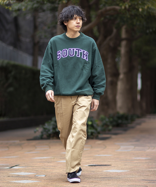 B.C STOCK（ベーセーストック）の「U.S.HEAVYCOTTONカレッジスウェット（スウェット・メンズ・ホワイト/ネイビー/グリーン・SMALL/MEDIUM/LARGE）」の11枚目の写真