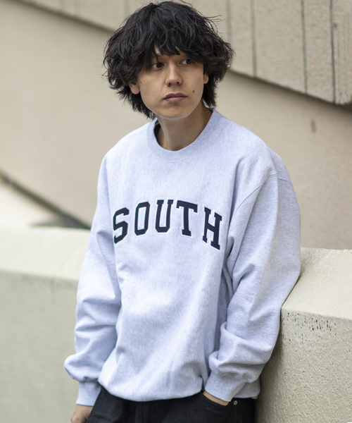 B.C STOCK（ベーセーストック）の「U.S.HEAVYCOTTONカレッジスウェット（スウェット・メンズ・ホワイト/ネイビー/グリーン・SMALL/MEDIUM/LARGE）」の12枚目の写真