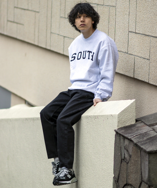 B.C STOCK（ベーセーストック）の「U.S.HEAVYCOTTONカレッジスウェット（スウェット・メンズ・ホワイト/ネイビー/グリーン・SMALL/MEDIUM/LARGE）」の13枚目の写真