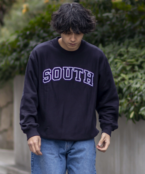 B.C STOCK（ベーセーストック）の「U.S.HEAVYCOTTONカレッジスウェット（スウェット・メンズ・ホワイト/ネイビー/グリーン・SMALL/MEDIUM/LARGE）」の14枚目の写真