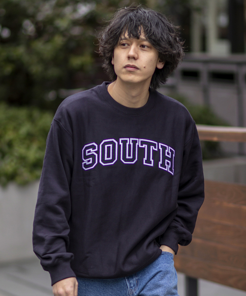 B.C STOCK（ベーセーストック）の「U.S.HEAVYCOTTONカレッジスウェット（スウェット・メンズ・ホワイト/ネイビー/グリーン・SMALL/MEDIUM/LARGE）」の15枚目の写真
