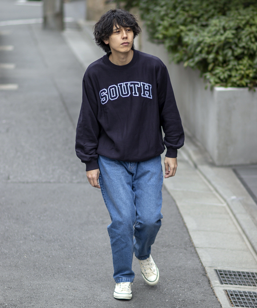 B.C STOCK（ベーセーストック）の「U.S.HEAVYCOTTONカレッジスウェット（スウェット・メンズ・ホワイト/ネイビー/グリーン・SMALL/MEDIUM/LARGE）」の16枚目の写真
