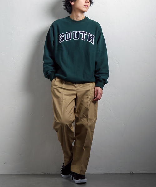 B.C STOCK（ベーセーストック）の「U.S.HEAVYCOTTONカレッジスウェット（スウェット・メンズ・ホワイト/ネイビー/グリーン・SMALL/MEDIUM/LARGE）」の17枚目の写真