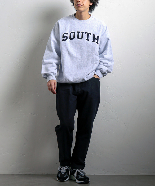 B.C STOCK（ベーセーストック）の「U.S.HEAVYCOTTONカレッジスウェット（スウェット・メンズ・ホワイト/ネイビー/グリーン・SMALL/MEDIUM/LARGE）」の18枚目の写真