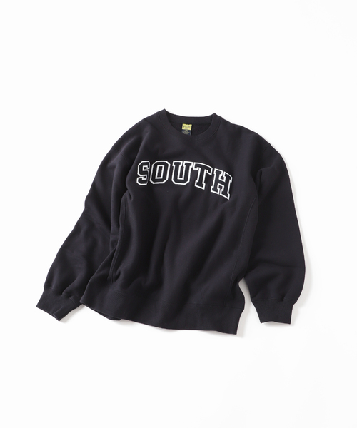B.C STOCK（ベーセーストック）の「U.S.HEAVYCOTTONカレッジスウェット（スウェット・メンズ・ホワイト/ネイビー/グリーン・SMALL/MEDIUM/LARGE）」の5枚目の写真