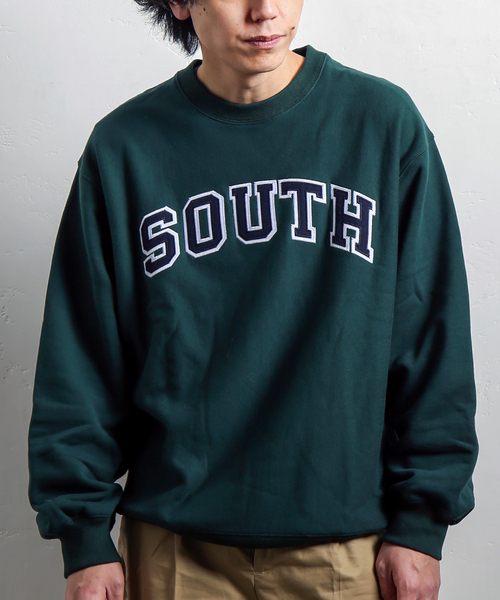 B.C STOCK（ベーセーストック）の「U.S.HEAVYCOTTONカレッジスウェット（スウェット・メンズ・ホワイト/ネイビー/グリーン・SMALL/MEDIUM/LARGE）」の7枚目の写真