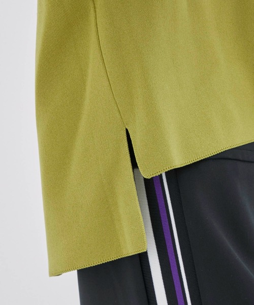 CITY TOKYO（シティトウキョウ）の「Vネックノースリーブベスト（ベスト・レディース・グレー/ライム/ブラック・FREE）」の4枚目の写真